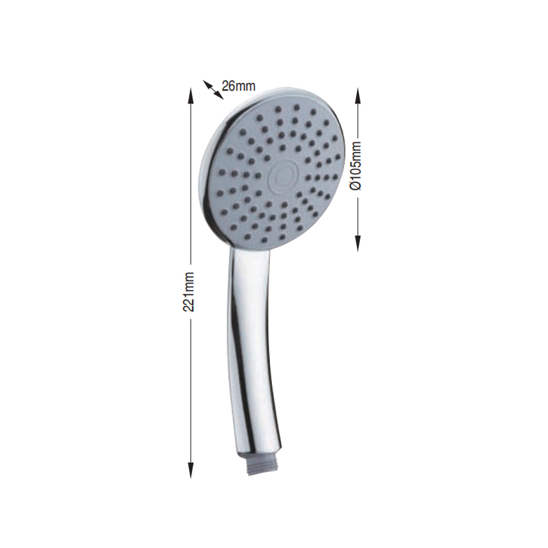 ABS shower head  rainfall shower head