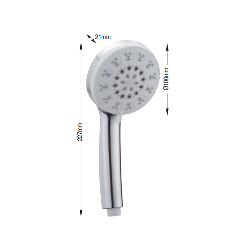 4 functions handheld shower head with water saving the shower head