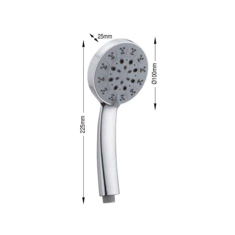 ABS Handheld Showerhead Bathroom accessories Water Saving Shower Heads