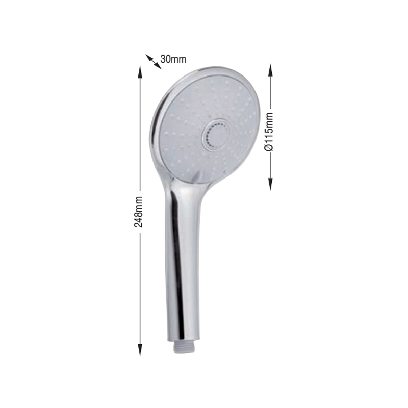 High pressure saving water bathroom hand shower head