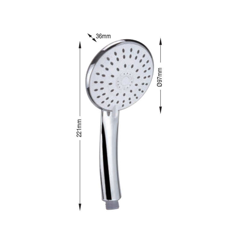 ABS shower head  rainfall shower head