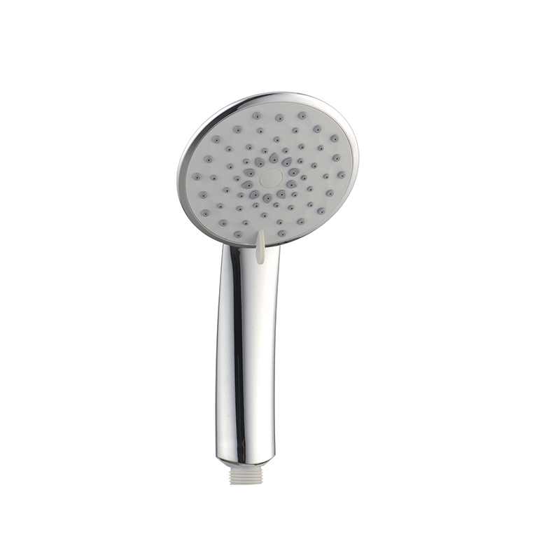 High quality 5 functions rainfall chromed ABS plastic hand shower head