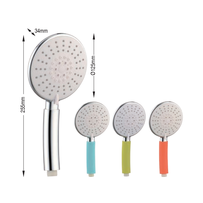 Good quality massage spa hand held showerhead chrome