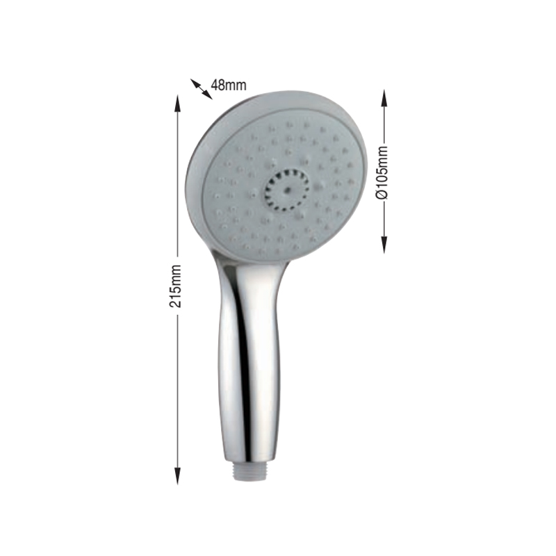 5 functions handheld shower head with water saving the shower head